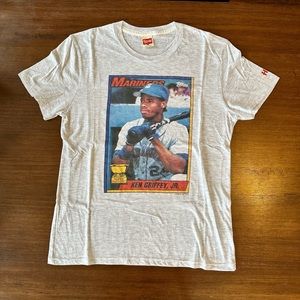 HOMAGE x Topps Ken Griffey Jr. Seattle Mariners Rookie Card T-Shirt